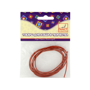 Шнур кожаный цветной для бижутерии, d=1,5ммх1м, 3 цв. ассорти, п/п с е/п, арт. FD030060