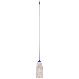 Швабра OfficeClean Professional, ручка 120см, насадка МОП хлопок, ворс 26см, 165г (10702070/180625/5