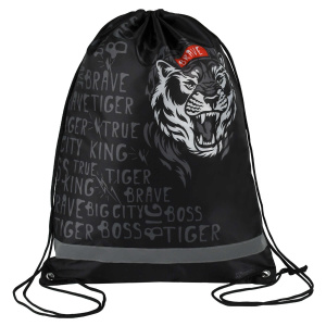 Мешок-рюкзак для обуви Феникс+, арт.72188/ 24 ДЕРЗКИЙ ТИГР (36х48 см, полиэстер, сублимационная печа