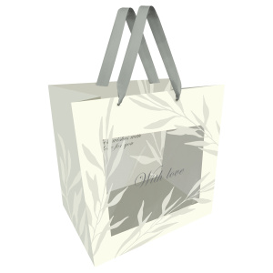 Пакет подарочный 23*18*10см MESHU /Grace/, матовая ламинация