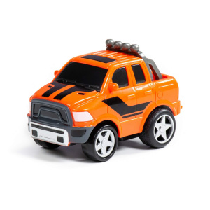 /Крутой Вираж/, автомобиль гоночный №4 инерционный (в пакете)