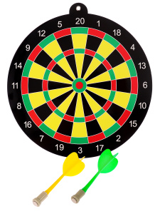 Дартс магнитный 24Х0,2см /Точно в цель №2/(2 дротика,в пакете) (Арт. 1646048)