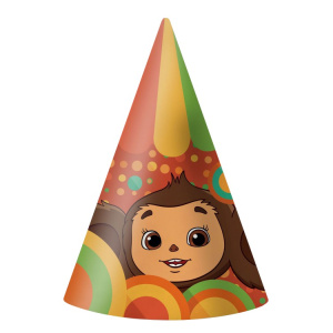 Чебурашка. Набор колпачков, 6 шт