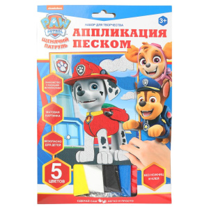 Аппликация песком матовая Щенячий Патруль щенячий патруль МУЛЬТИ АРТ в кор.100шт