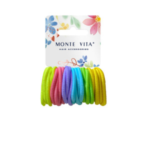 Резинки для волос НАБОР 30 шт., 0,25х9см, разные цвета, MONTE VITA, 457041