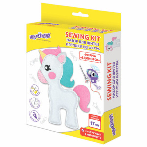 Набор для шитья игрушки из фетра /Единорог/, ЮНЛАНДИЯ, 664487