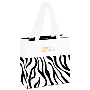 Пакет подарочный 20*20*10см MESHU /Animal print/, отд. фольгой, матовая ламинация
