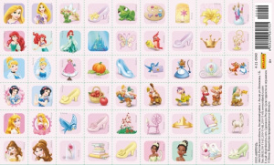 ДИСНЕЙ Наклейка (153 Х 92) Принцесса 4-21-0040