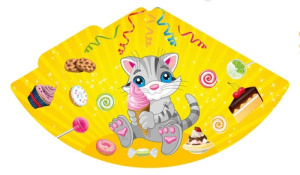 Колпак PROFIT развернутый 16см. (6 шт) Кот 0-16-0009