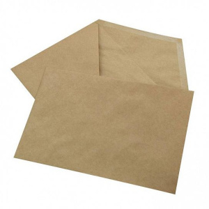 Конверт почт. крафт С5 Курт и К 162х229 декстрин чистый 80 г/м2 корич. плоск. 1000 шт