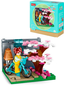 Конструктор пластиковый Sluban /Весна/(119 деталей) ( Арт. M38-B0989A)