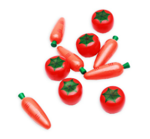 Деревянная игрушка. Счетный материал. /ОВОЩИ/ (Арт. ИД-7005) кратно 12