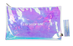 Папка 1 отд. А4 LOREX MAXI PACK HOLO EAT SLEEP LOVE молния сверху 250х340 мм разноцвет. полиуретан д