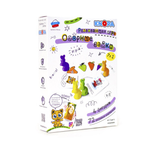 Развивающая игра /Озорные зайки/ КНОПА