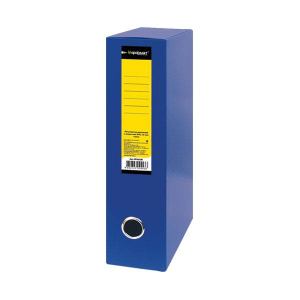 Короб архивный inФОРМАТ 320х235х75 мм А4 синий пластик собран.