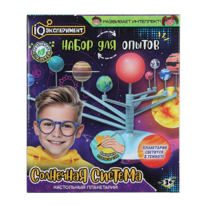 Опыты астрономия настольный планетарий, кор IQ Эксперимент в кор.2*36шт