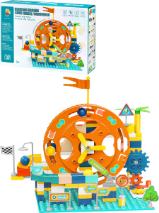 Конструктор пластиковый (40х9,5х28см, 128 деталей, в коробке)  Арт.222-B98