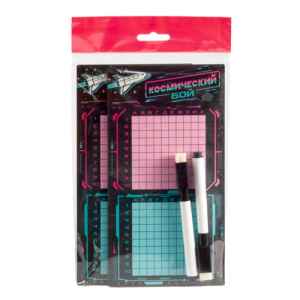 Игра настольная /Космический бой/ в пакете с маркерами