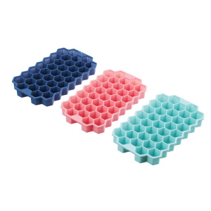 VETTA Форма силиконовая для льда 20х12см, 37 ячеек, /Соты/, 3 цвета (10131010/140422/3199580, Китайс