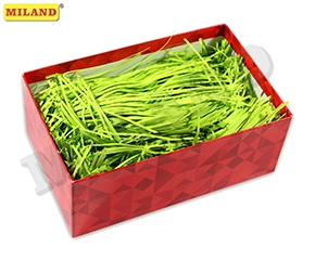 Бумажный наполнитель Неон салатный, 100г, ширина 2 мм НБ-2115