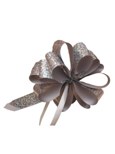 Бант-шар Голография (2,3 см.) серебряный БЛ-8012