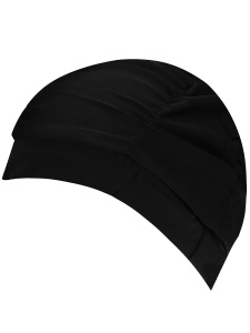 Шапочка для плавания Polyester черная (арт. ШПЛ-6068)