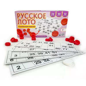 Лото русское с пласт. бочонками