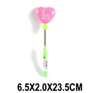 Палочка на пружине Сердечко, 25 см, свет, эл.пит. вх.в компл