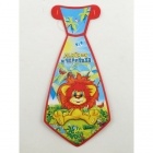 176173  ГАЛСТУК /ВЕСЁЛЫЙ ПРАЗДНИК/ ДИЗАЙН /ЛЬВЁНОК И ЧЕРЕПАХА/ В ПАК. (РУСС. УП.) УП-6ШТ в кор.6*24у