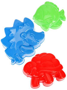 15. ФОРМОЧКИ №3 для песка (ассорти 3 шт.) (Арт. И-6795)