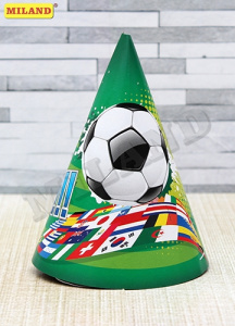 Колпак /Футбольный матч/ (16 см, 6 шт, без хэдера) 2-16-0044