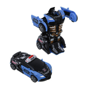 ИГРОЛЕНД Робот трансформирующийся /Герой города/,  инерция, ABS, 5,5х12,5х3,8 см, 3 дизайна (1070207