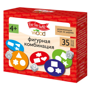Игра развивающая деревянная /Фигурная комбинация/ Far far land Wood