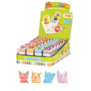 Штампик Кошки 2 D, в ассорт.