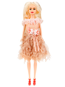 Кукла 29 см, в наборе с сумкой, расчёской, зеркальцем, 4 вида микс, в коробке (арт.FCJ1234029)