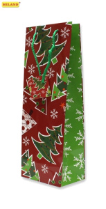 Пакет подарочный Новогодние ёлочки  ПП-6754