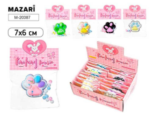 Игрушка-антистресс ЛАПКИ, 7*6см, ОПП-упаковка