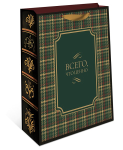 1595.200 Сумка бумажная премиум АВ 260х320х120