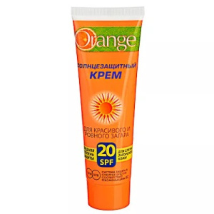Крем солнцезащитный для загара /Orange/ SPF 20, 90мл