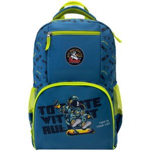 Рюкзак ArtSpace School /Space for skater/, 44*31*16см, 1 отделение, 4 кармана, уплотненная спинка Un