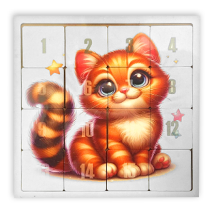 Головоломка. Пятнашки /Котёнок/