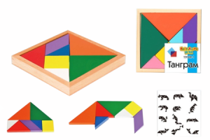 Танграм /Волшебные фигуры/, 7 элементов