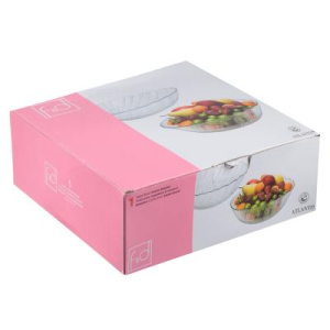 PASABAHCE Салатник /Атлантис/ d27cм h9cм, закаленное стекло, в инд.уп., 10251BFD