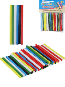 Деревянная игрушка. Счетный материал. СЧЕТНЫЕ ПАЛОЧКИ (Арт. ИД-7028)