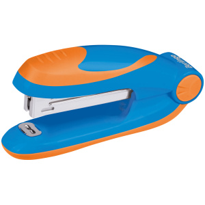 Степлер №10 Berlingo /Fuze/ до 15л., 50 скоб, пластиковый корпус, голубой DSp_10015 (10702070/020823