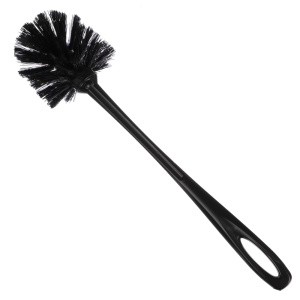 Ёрш для туалета /Tule/ Full Black, без подставки, пластик, чёрный, щетина чёрная
