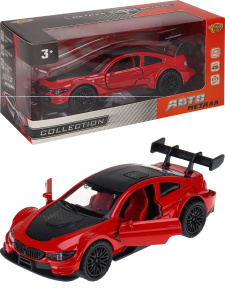 Машинка металл (1:36) 12,2х5,2х3,6см, 3 открывающиеся дверцы, микс, в коробке (Арт. M1523-9A-1)