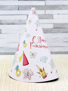 Колпак /Мечты принцессы/ (16 см, 6 шт, без хэдера) ШН-6896