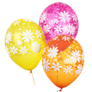 Шелкография кристалл 14/ Ромашки (25 шт в наборе)