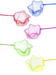 Сачок (70х22 см) ЗВЕЗДА, 7 цветов в ассортименте (Арт. 2019-821)